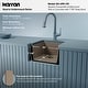 preview thumbnail 70 of 75, Karran Undermount Quartz Bar Single Bowl Sink