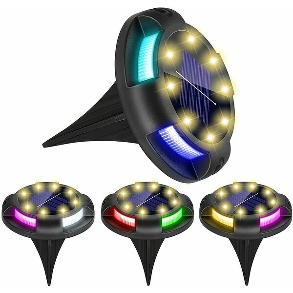 Solar ground disk lights cheap