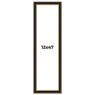 12x47 Frame Gold Antique Vintage Sold Wood Picture Frame | 1.75 Inch