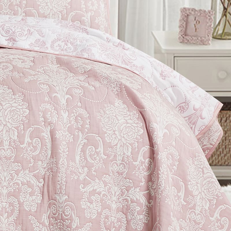 Eshe 3 Pieces matelasse coverlet