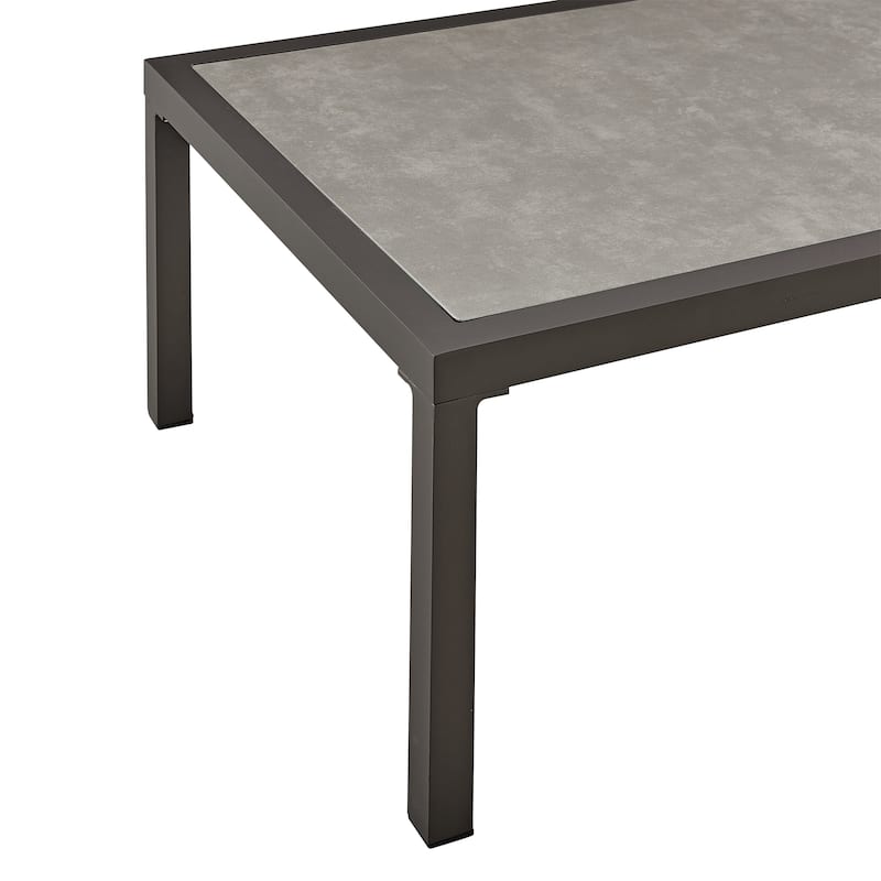 Mareike Aluminum 43" Outdoor Coffee Table