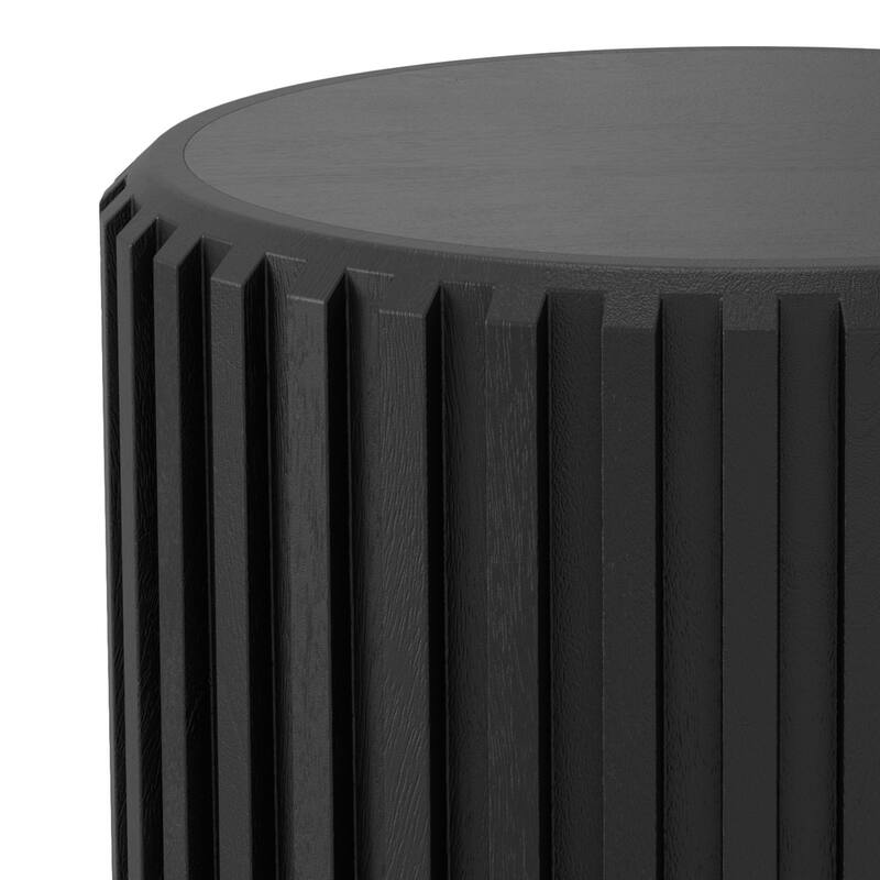 WyndenHall Melvin 16 inch Wide Solid Mango Contemporary End Table & Fully Assembled - 16" D x 16" W x 20" H