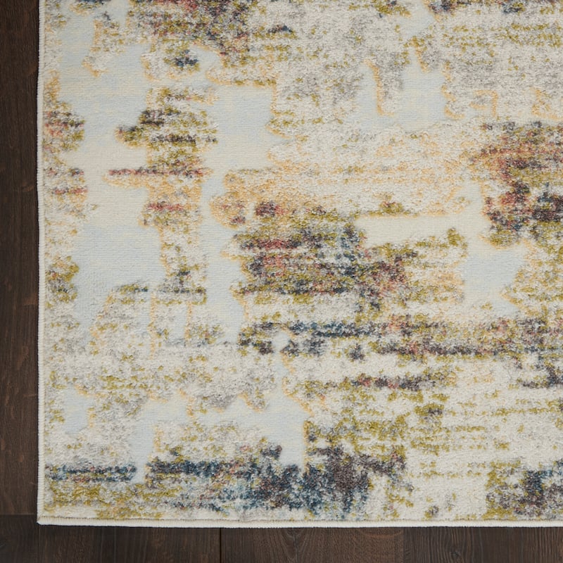 Nourison Trance Abstract Modern High Low Area Rug