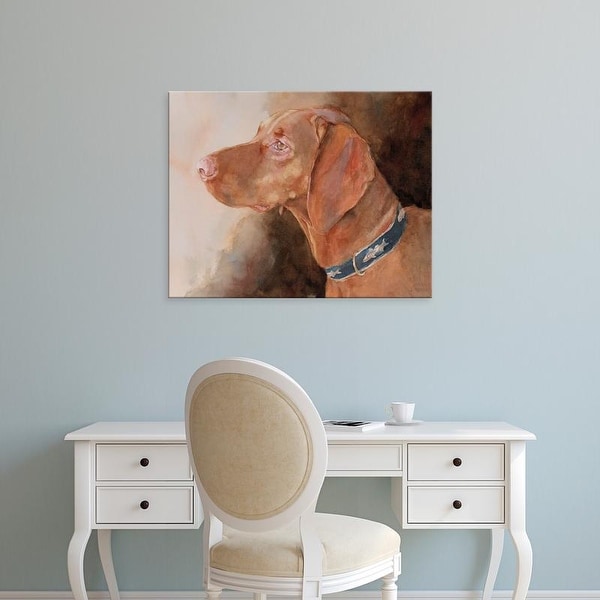 Easy Art Prints Edie Fagan's 'Bowden Vizsla' Premium Canvas Art