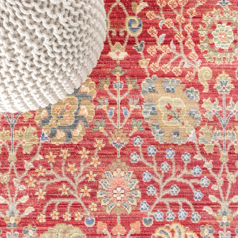 JONATHAN Y Alba Flower and Vine Area Rug
