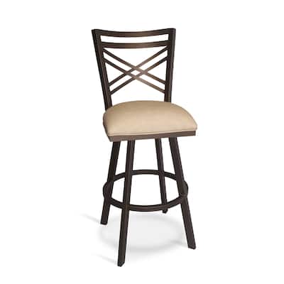 Tempo Furniture Rebecca Swivel 26" Counterstool/30" Barstool by Furnish Theory