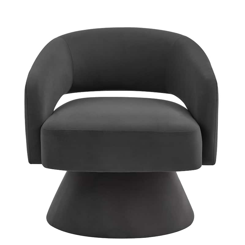 Modern Swivel Barrel Chair