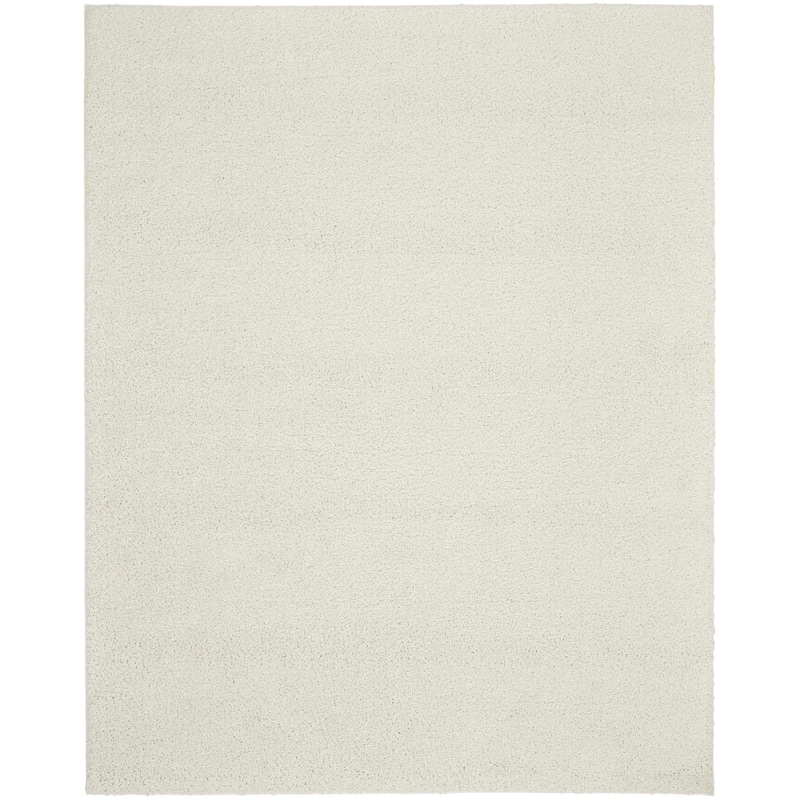 Nourison Shangri-La Solid Modern Plush Shag Area Rug