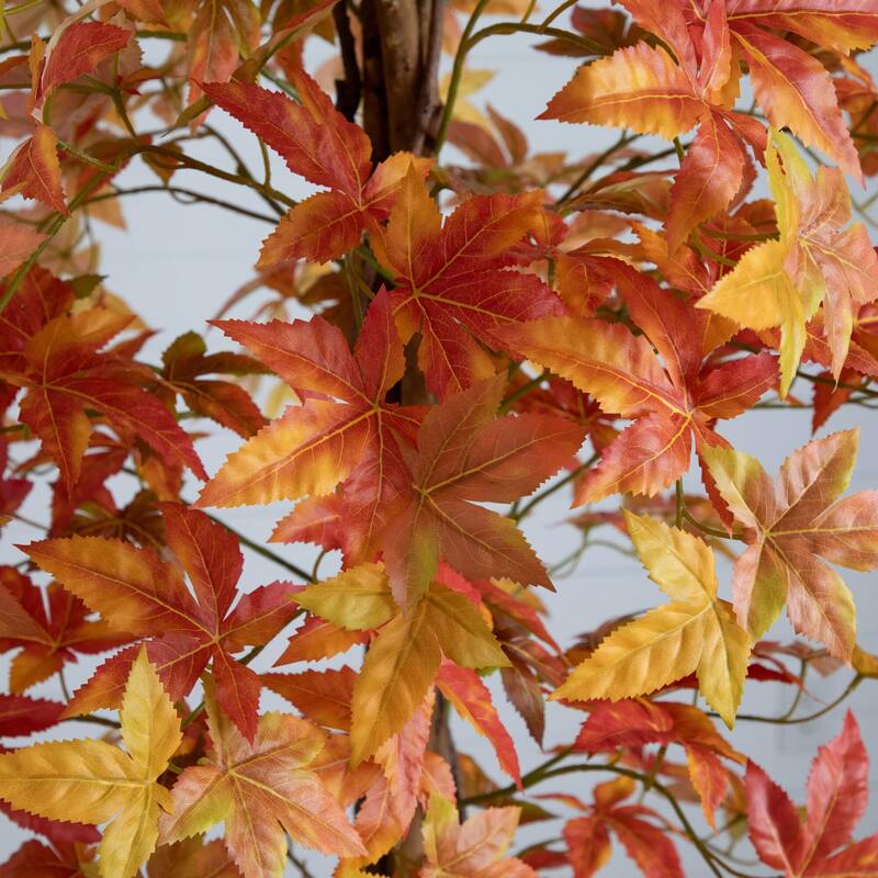 Autumn Deluxe Maple Artificial Potted Tree - 9'
