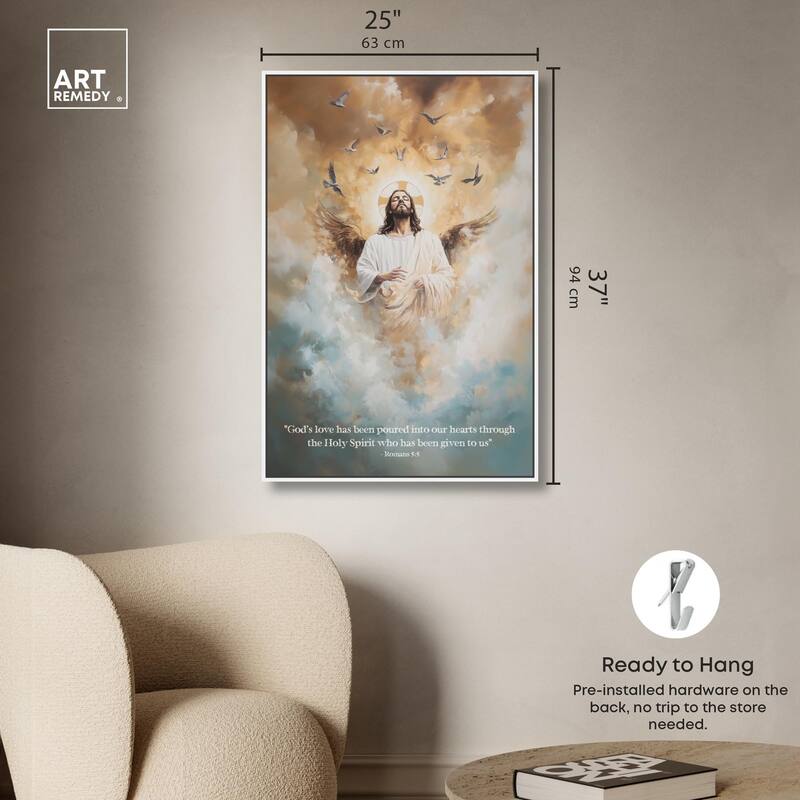 His Love Canvas by Art Remedy
