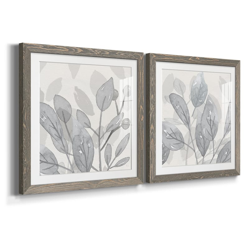 Shadow Leaves I-Premium Framed Print - Ready to Hang
