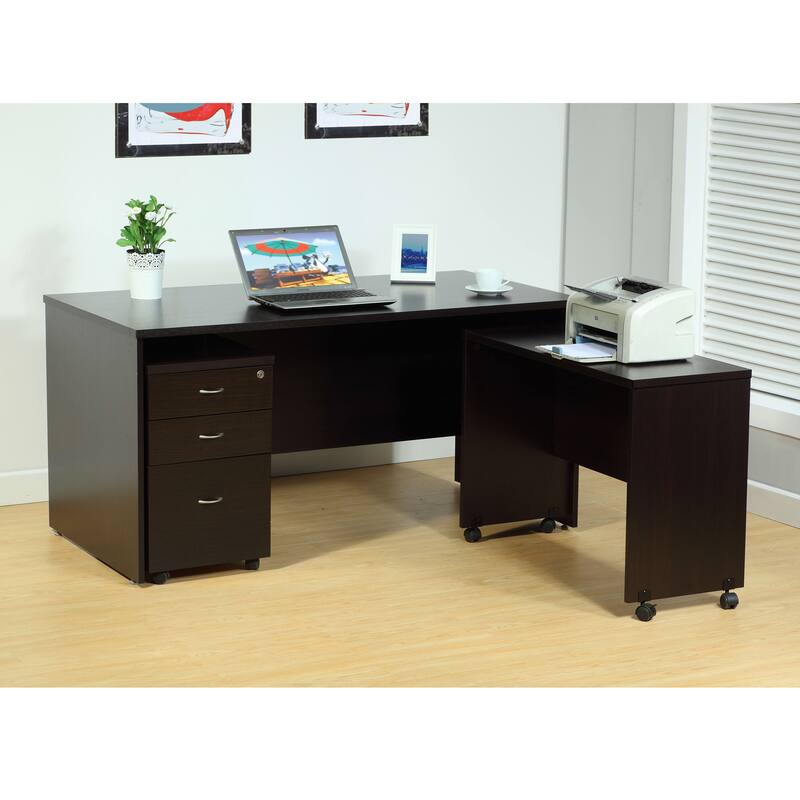 Return Distressed Grey，desk, removable, portable office desk，Simple, high quality and durable
