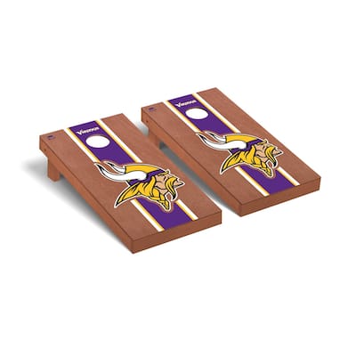 Minnesota Vikings NFL Football Rosewood Cornhole Board Set 2