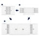 preview thumbnail 7 of 44, Murphy Bed with Shelves, Cabinets and USB Ports