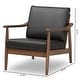 preview thumbnail 9 of 18, Mid-century Lounge Chair by Baxton Studio