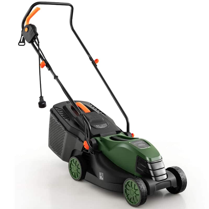 Costway Electric Corded Lawn Mower 12-AMP 14-Inch Walk-Behind - See Details - Multi