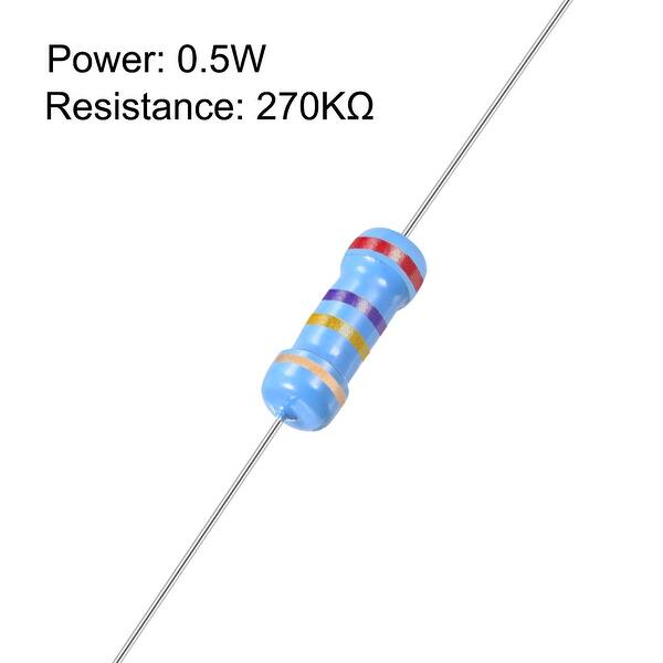 2W Power 1% Tolerance Metal Film Resistor 0.1 Ohm to 36 Ohm