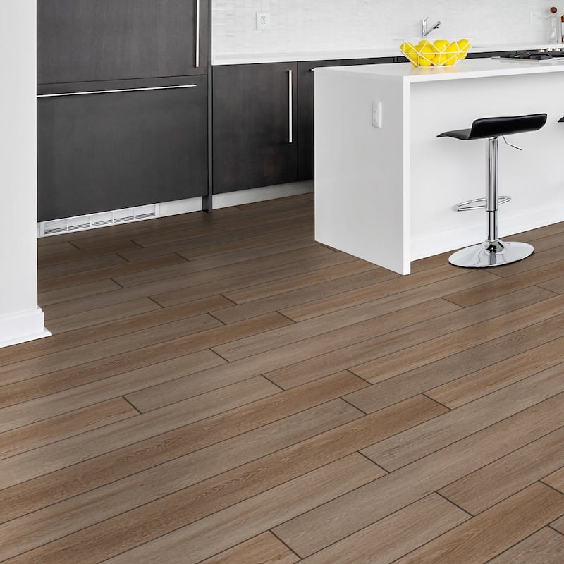 Ackland AKVHR7X48-1020-PL Springwood 7" x 48" Embossed Vinyl Flooring