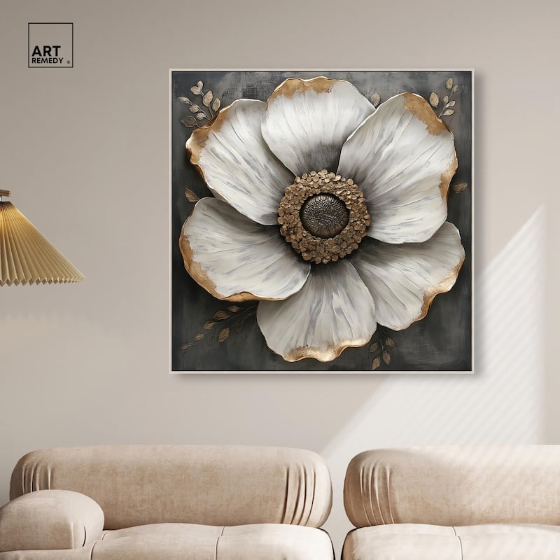 Sculpted Sepals I Canvas by Art Remedy
