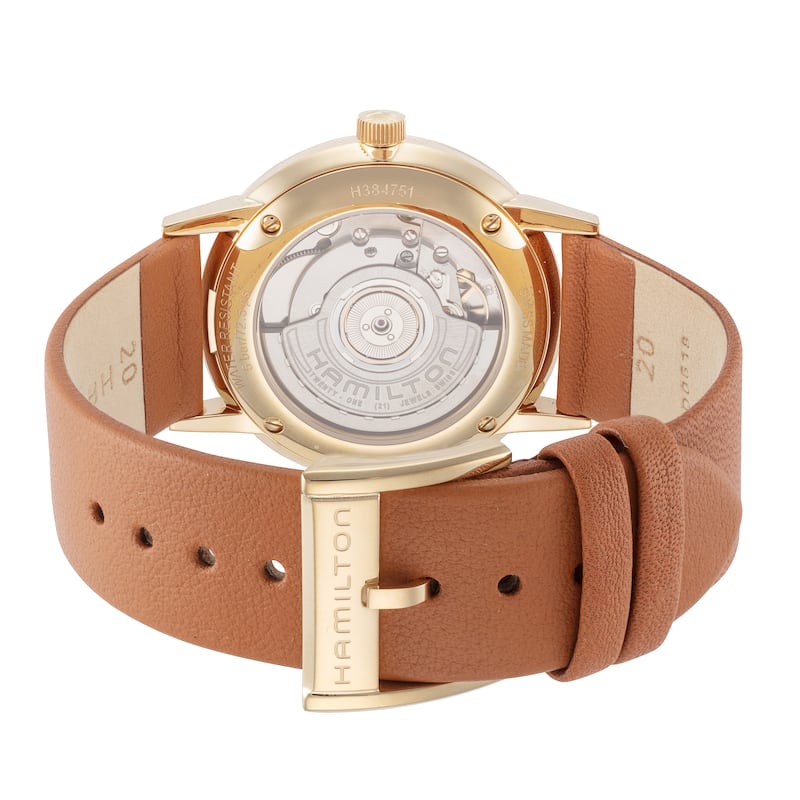 Hamilton Men's American Classic 38mm Automatic Watch H38475501 - Brown