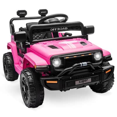 Ride On Truck for Kids, 12V Battery Powered Toy Car with Remote Control