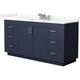 Option Dark Blue / Giotto Quartz Top / Brushed Nickel