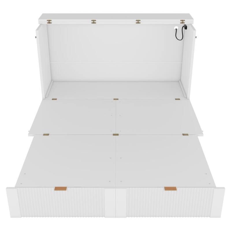 Murphy Bed Wall Bed with drawer and a set of Sockets & USB Ports