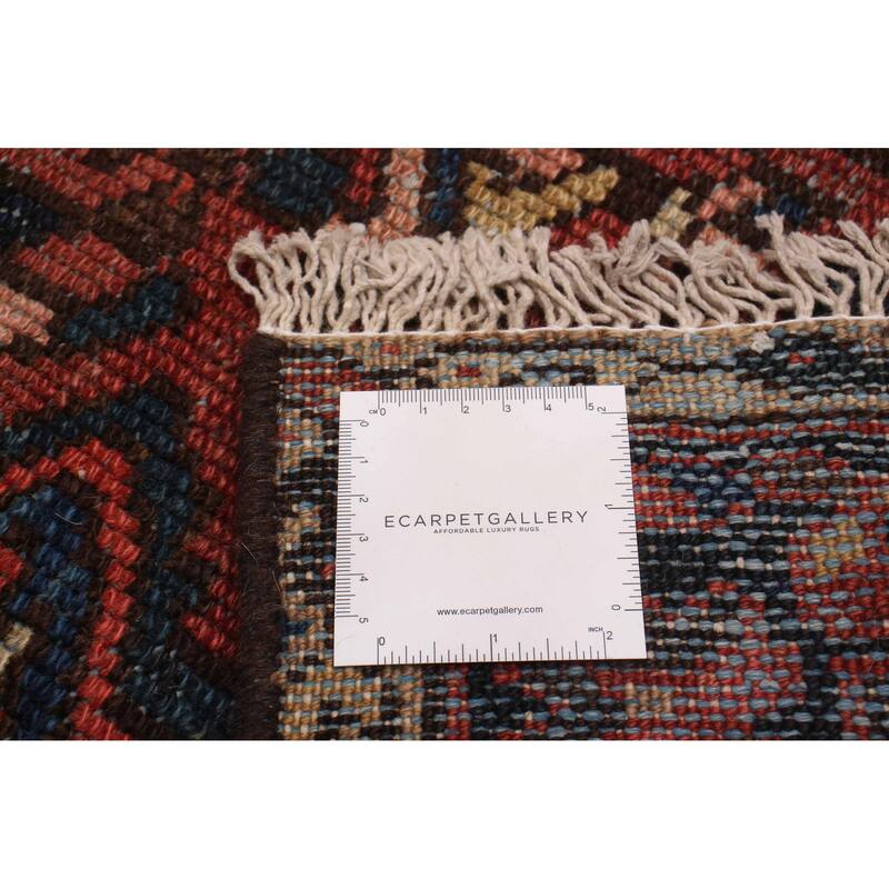 ECARPETGALLERY Hand-knotted Kayseri Vintage Red Wool Rug - 4'2 x 6'3