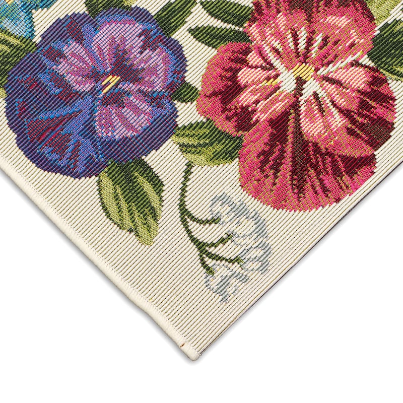 Liora Manne Esencia Secret Garden Indoor/Outdoor Mat