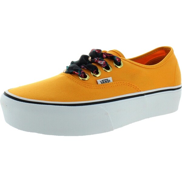 orange vans womens
