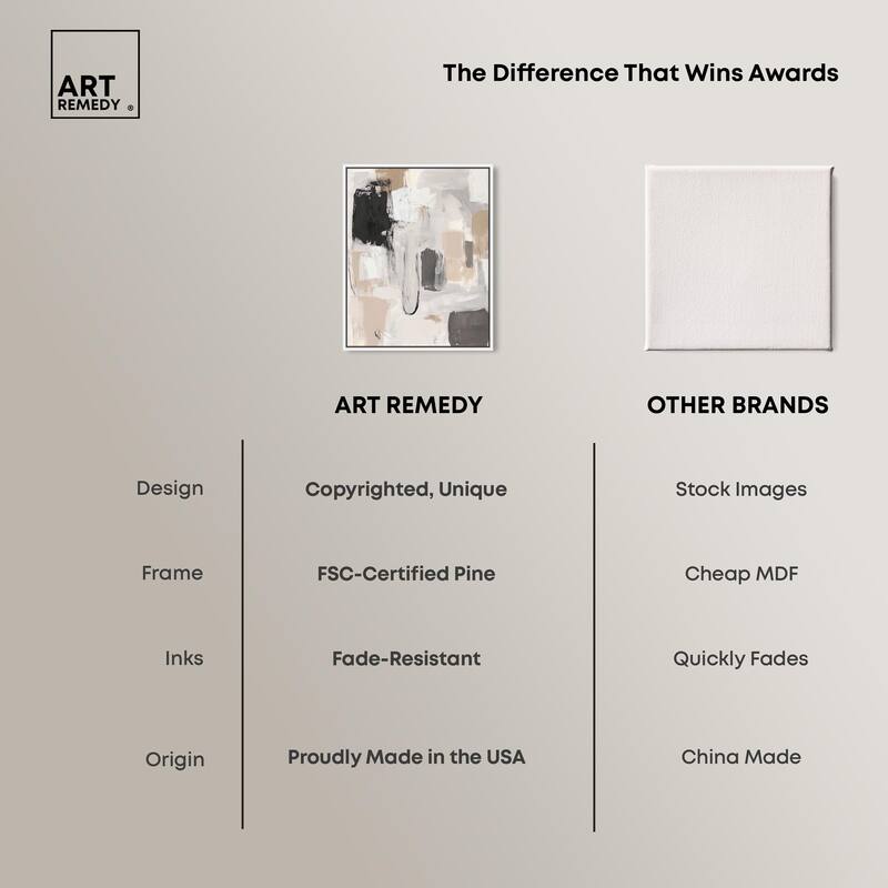 Beauty of Beige I Canvas by Art Remedy