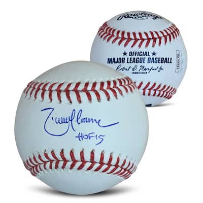Randy Johnson Autographed MLB Signed Baseball Hall of Fame HOF 15 JSA COA With UV Display Case - 8'6" x 11'6"