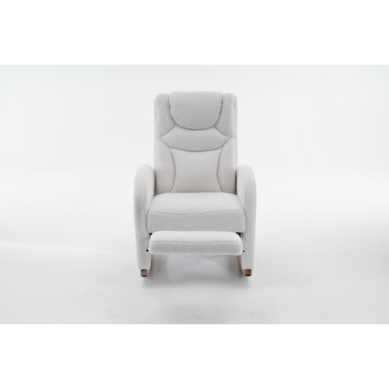Teddy Rocking Chair With Adjustable Footrest