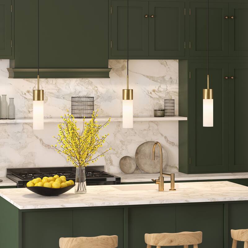 Lance 3.5" Wide Pendant with Glass Shade
