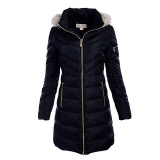 michael kors navy down coat