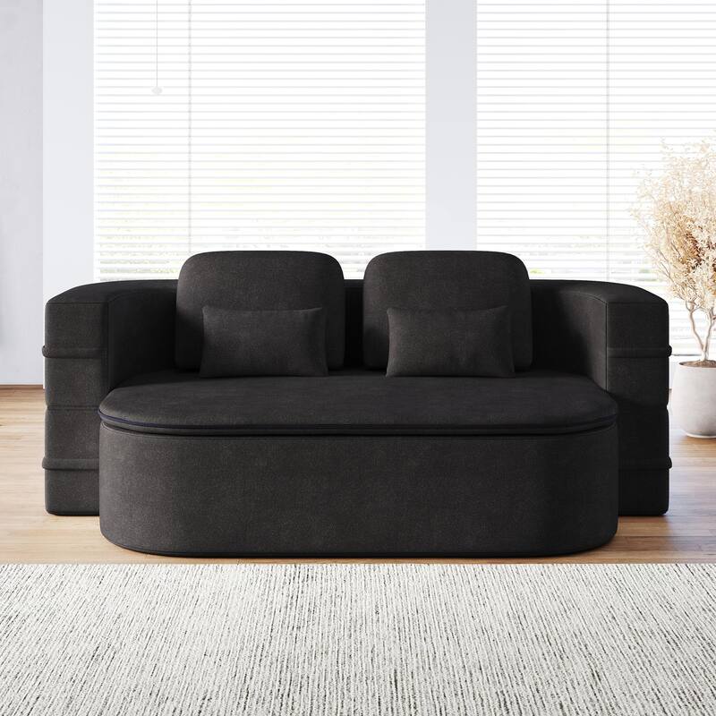 Chenille Folding Mattress Sofa