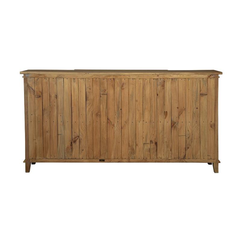 Furniture Classics Wood Charleston Buffet with Glass Doors