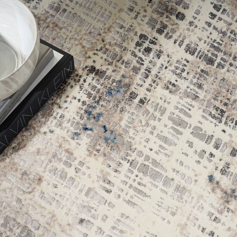 Calvin Klein Infinity Contemporary Linear Abstract Area Rug