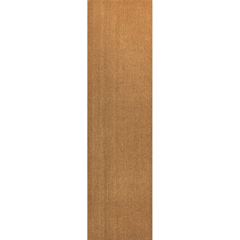 JONATHAN Y Freya Classic Casual Commerical Natural Coir Light Brown Doormat - 2 X 8