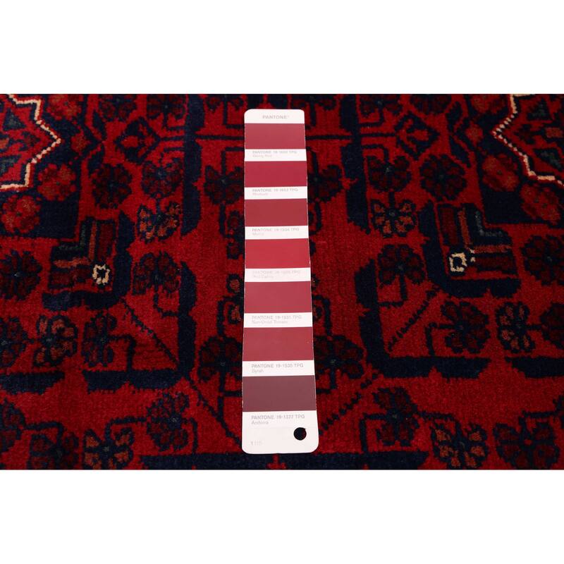 ECARPETGALLERY Hand-knotted Finest Khal Mohammadi Red Wool Rug - 6'7 x 10'0