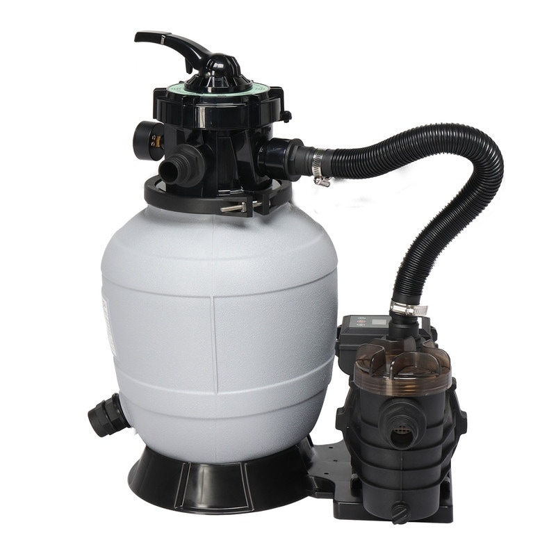 Sand Pool Filter 12in Tank with 1/2HP Pool Pump 115V