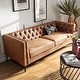 preview thumbnail 20 of 58, HULALA HOME Calymne 84" Modern Square Arms Sofa with Button-Tufted Back