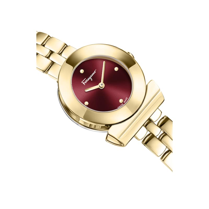 Ferragamo Women's Gancino 27mm Quartz Watch SFPD02424 - Red - One Size