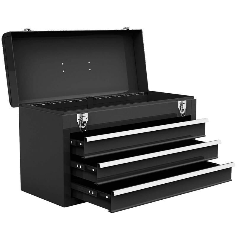 Costway Portable Tool Chest Box Storage Cabinet Garage Mechanic