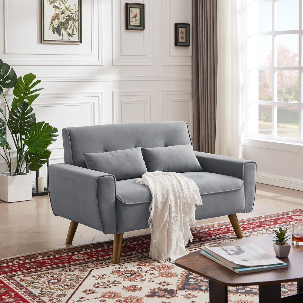 Grey loveseat cover clearance