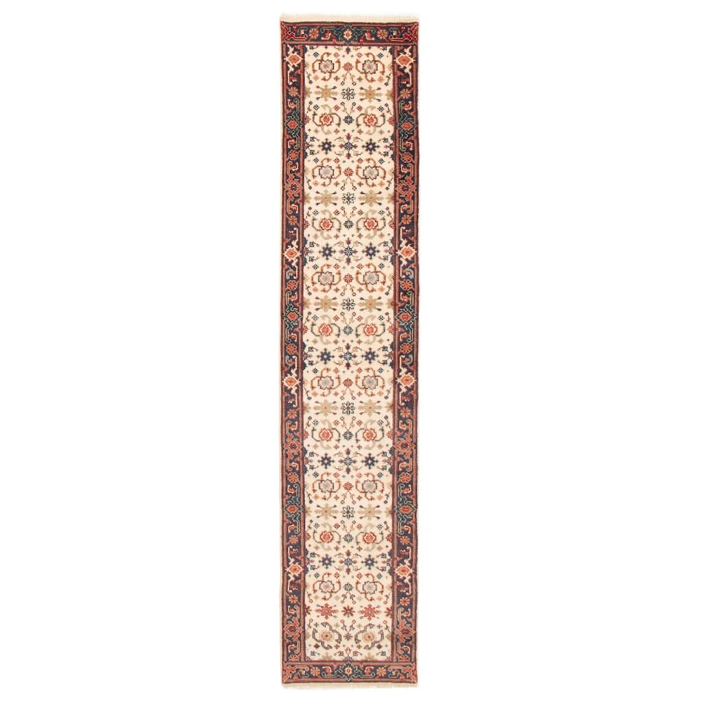 ECARPETGALLERY Hand-knotted Serapi Heritage Cream Wool Rug - 2'5 x 11'11