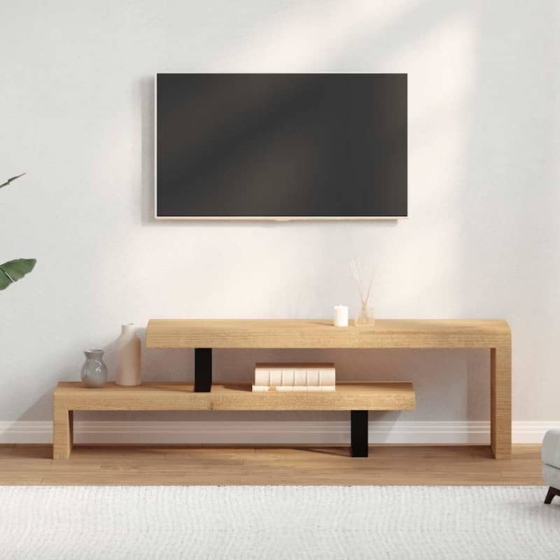 vidaXL TV Stand Solid Mango Wood