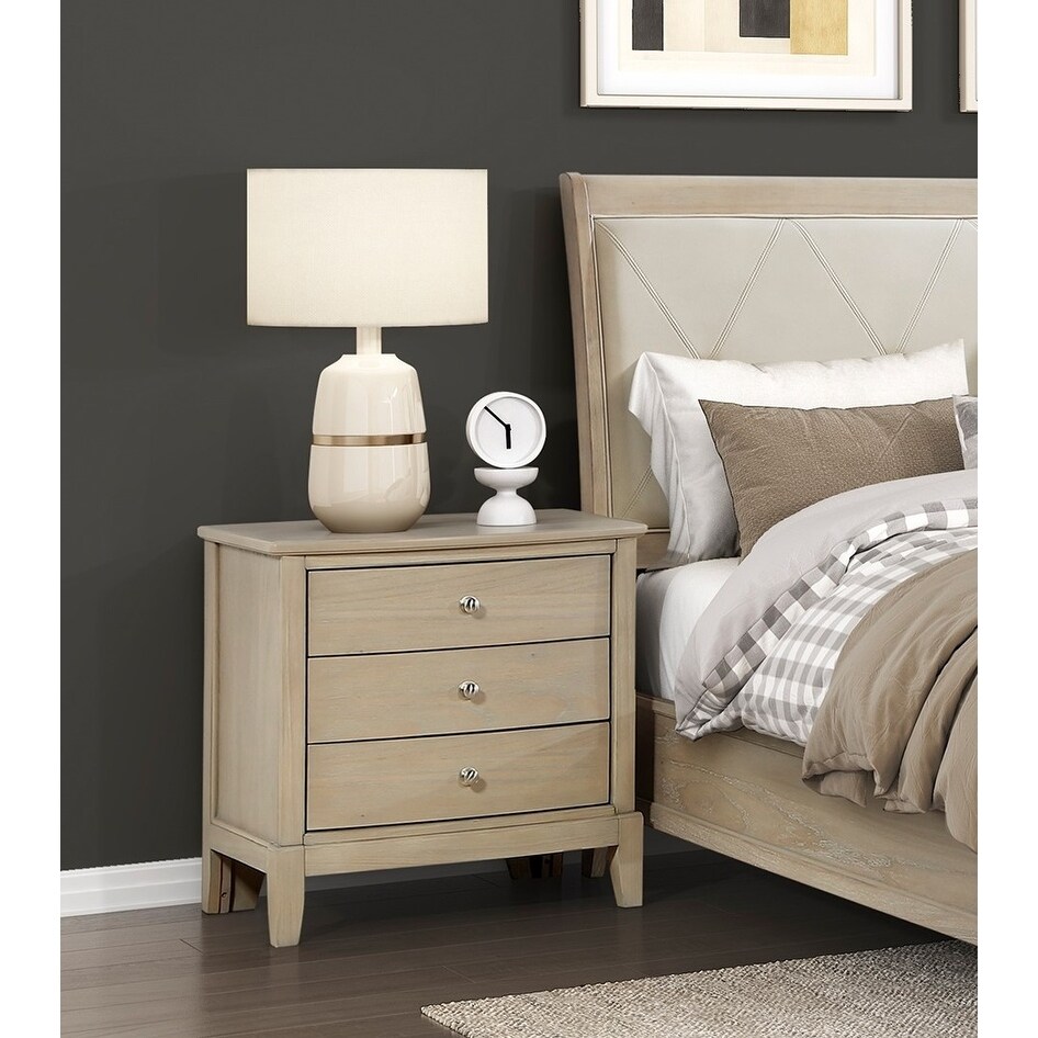 Casual Drawers Storage Nightstand