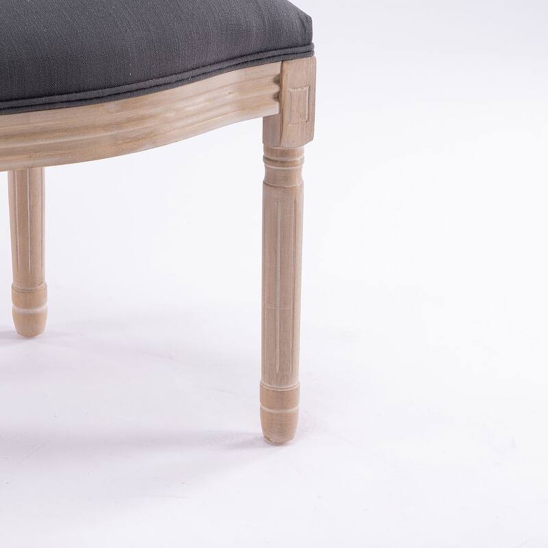 French Style Solid Wood Dining Chair Set of 2
