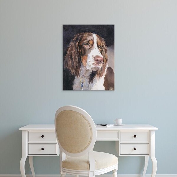 Easy Art Prints Edie Fagan's 'Lizzie Springer Spaniel' Premium Canvas Art